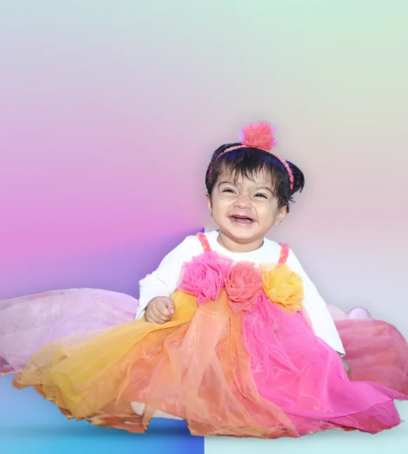 Baby's Floral Tutu Dress - Image 3