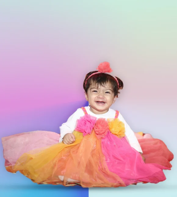 Baby's Floral Tutu Dress - Image 4