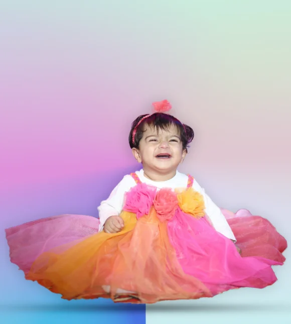 Baby's Floral Tutu Dress - Image 5