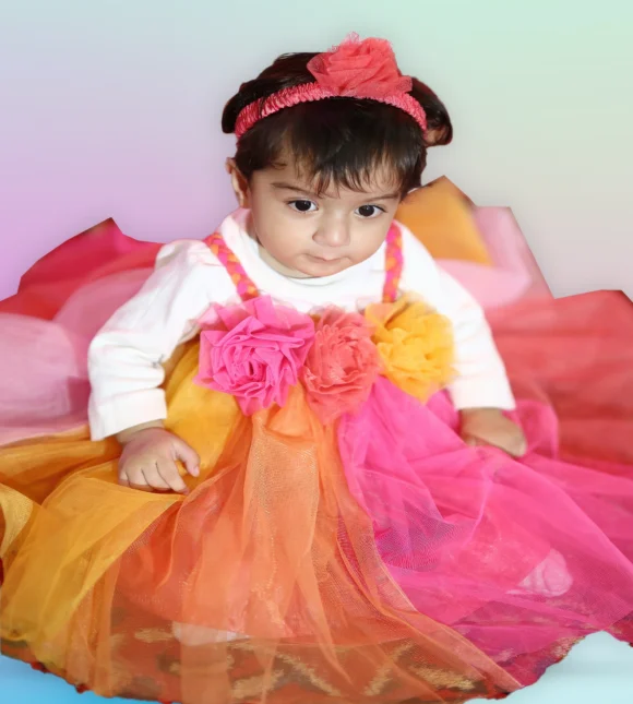 Baby's Floral Tutu Dress