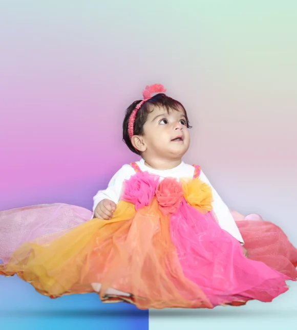 Baby's Floral Tutu Dress - Image 2