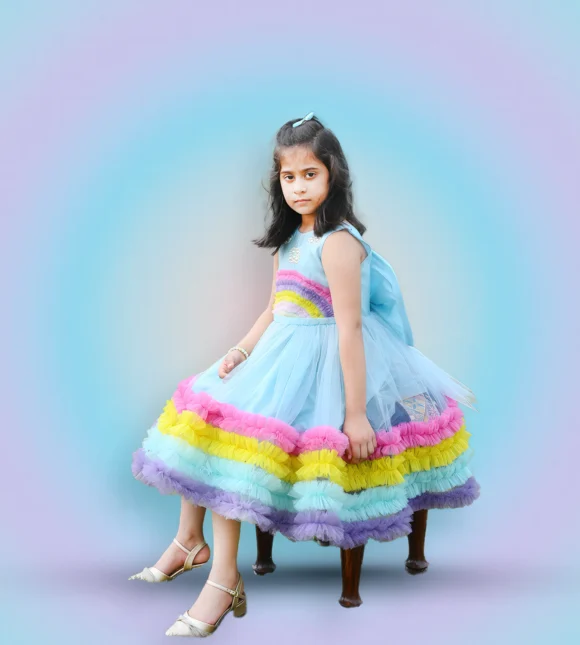 Rainbow Bliss Tutu Dress - Image 2