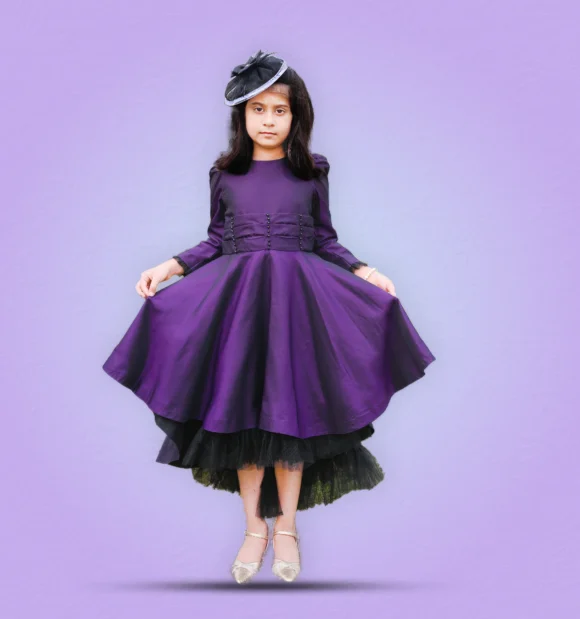Royal Purple Vintage Dress