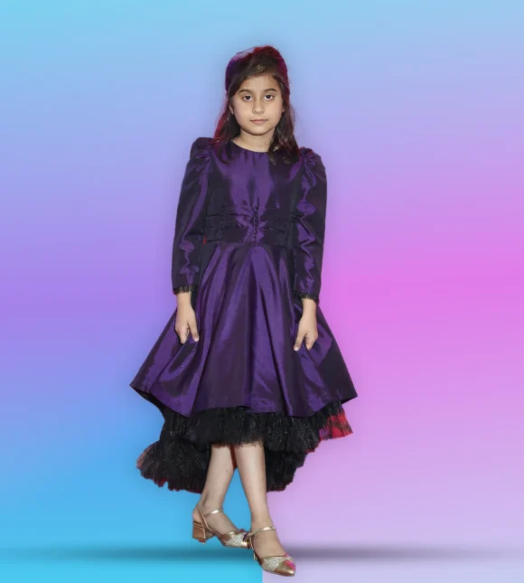 Royal Purple Vintage Dress - Image 6